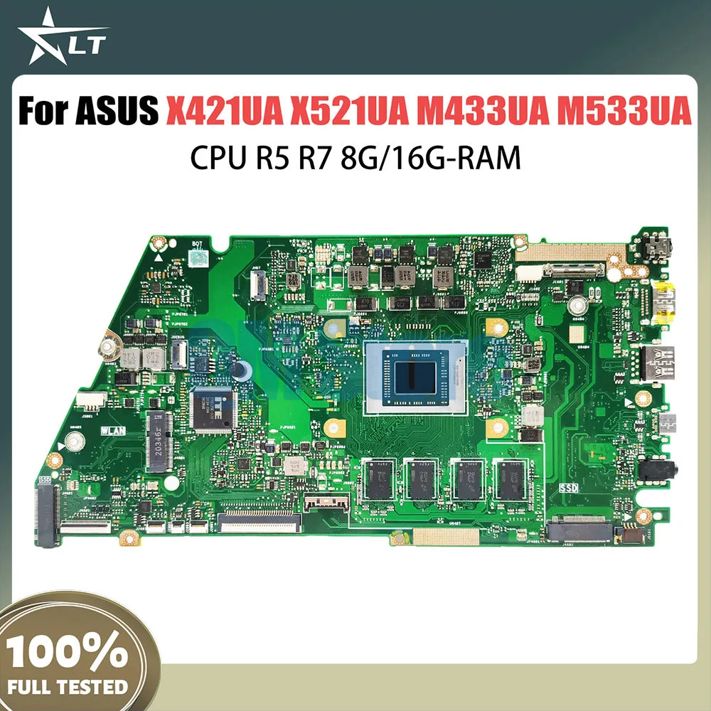 X421UA Laptop Motherboard For Asus Vivo Book X421UA X521UA M433UA M533UA X421UAY Notebook Mainboard with CPU R5 8G RAM
X421UA Laptop Motherboard For Asus Vivo Book X421UA X521UA M433UA M533UA X421UAY Notebook Mainboard with CPU R5 8G RAM