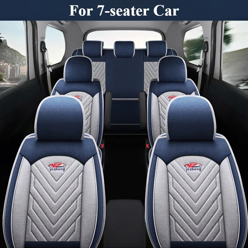 7-Seat Full Set Universal Linen Car Seat Covers, Breathable Full Wrap, ONLY for 2+2+3 Layout, All-Season Easy-Care, Ideal Gift
7-Seat Full Set Universal Linen Car Seat Covers, Breathable Full Wrap, ONLY for 2+2+3 Layout, All-Season Easy-Care, Ideal Gift