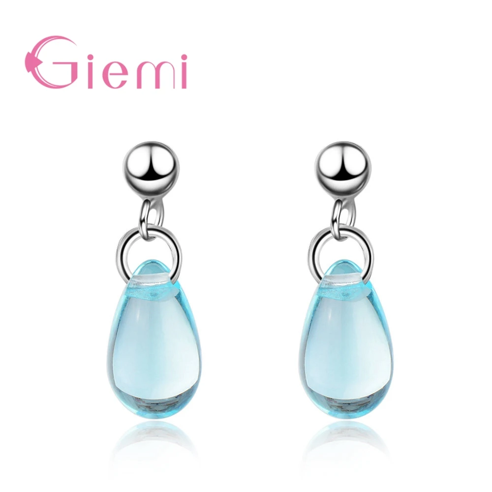 Romantic Lake Blue Water Drop Shape Zircon Drop Earrings Trendy 925 Sterling Silver Earring for Women Wedding Party Jewelry Gift
Romantic Lake Blue Water Drop Shape Zircon Drop Earrings Trendy 925 Sterling Silver Earring for Women Wedding Party Jewelry Gift