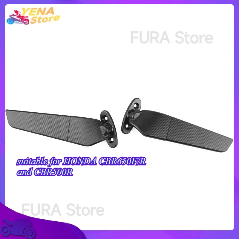 Регулируемое и вращающееся зеркало заднего вида с воздушным крылом подходит для HONDA CBR650F/R и CBR500R.
Регулируемое и вращающееся зеркало заднего вида с воздушным крылом подходит для HONDA CBR650F/R и CBR500R.