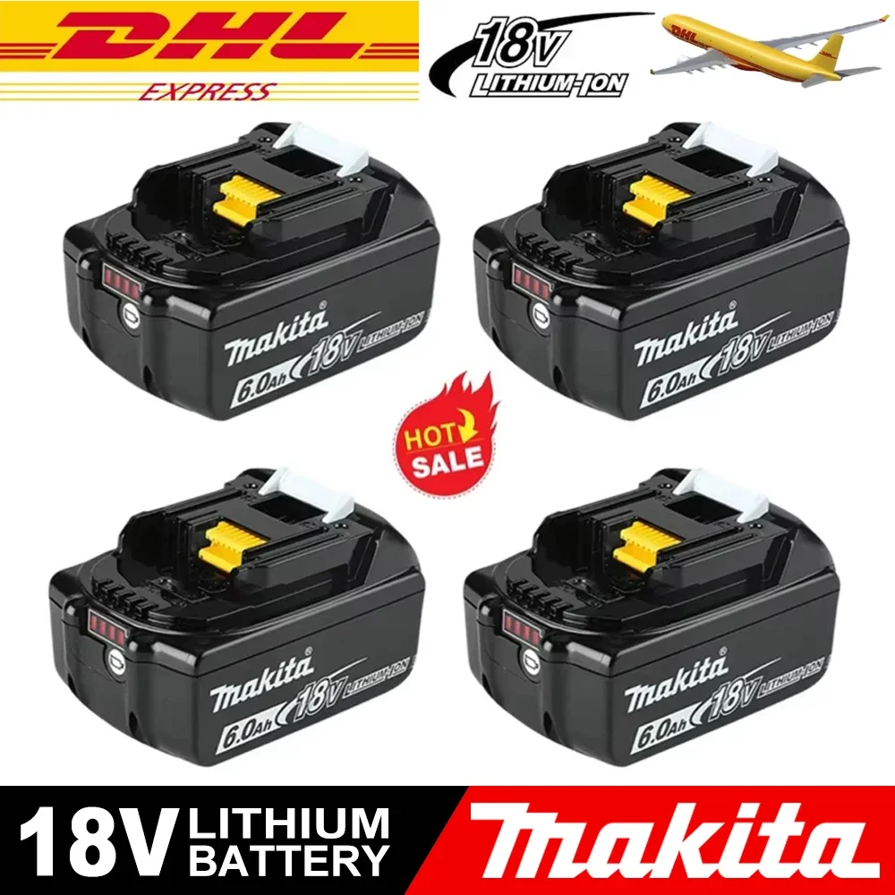 DHL Ship Makita 18V 6.0Ah Rechargeable Power Tool Battery Lithium ion Replacement LXT bl1830 BL1860B BL1860 BL1850 DHP482
DHL Ship Makita 18V 6.0Ah Rechargeable Power Tool Battery Lithium ion Replacement LXT bl1830 BL1860B BL1860 BL1850 DHP482