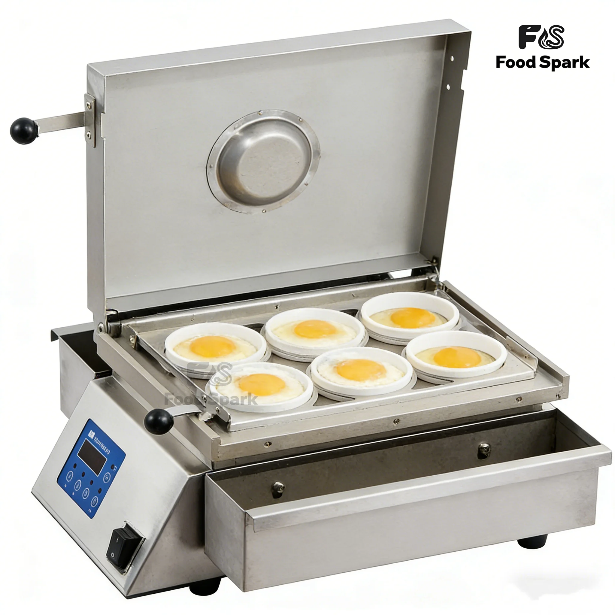 6 PCS New Design Commercial Steamed Eggs/ Cooked Eggs Machine Round Egg/automatic Egg Frying Machine
6 PCS New Design Commercial Steamed Eggs/ Cooked Eggs Machine Round Egg/automatic Egg Frying Machine