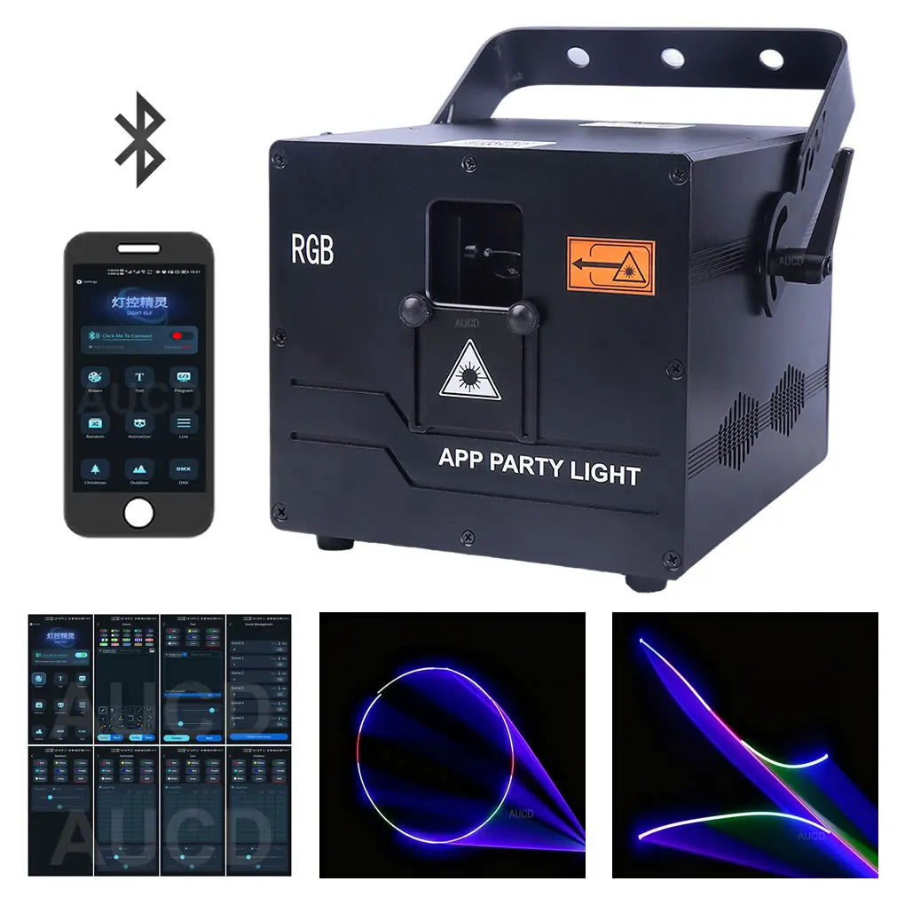 10W-20W RGB Laser Animation Scan Projector Lights Android / iOS APP Program Edit ILDA DMX For Wedding Party Show Stage Lighting
10W-20W RGB Laser Animation Scan Projector Lights Android / iOS APP Program Edit ILDA DMX For Wedding Party Show Stage Lighting