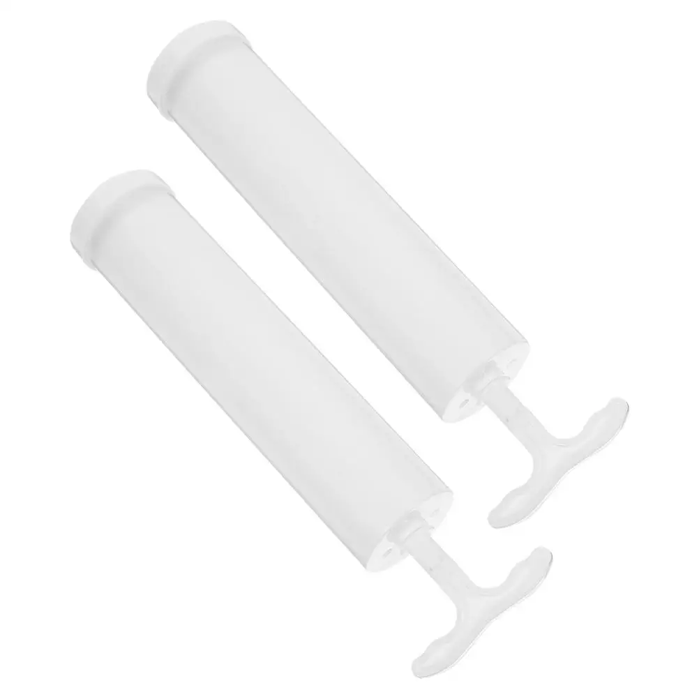 2pcs Manual Vacuum Pump for Storage Bags PVC Mini Hand Travel Air Compressor Portable Clothes Mattress Home Furniture 
2pcs Manual Vacuum Pump for Storage Bags PVC Mini Hand Travel Air Compressor Portable Clothes Mattress Home Furniture