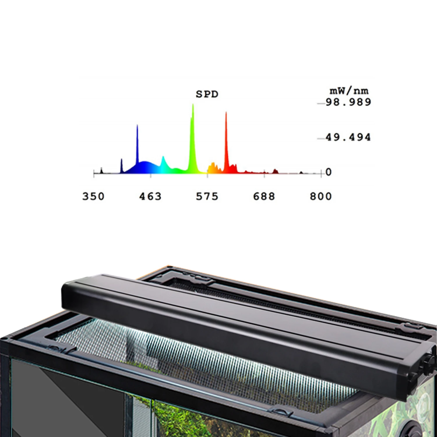10.0 Reptile Desert Rainforest Tank Terrarium 48w Dual 24w Fixture T5 HO Lamp Reptile Terrarium UVB Light
10.0 Reptile Desert Rainforest Tank Terrarium 48w Dual 24w Fixture T5 HO Lamp Reptile Terrarium UVB Light