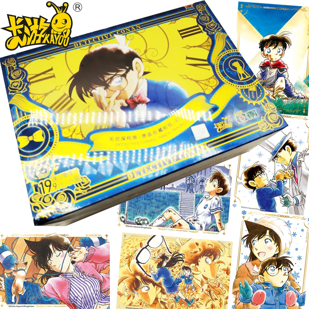 New KAYOU Genuine Detective Conan Sticker Collection Cards Anime Protagonist Classic Story Prologue Retro Comics Art Cards Gifts
New KAYOU Genuine Detective Conan Sticker Collection Cards Anime Protagonist Classic Story Prologue Retro Comics Art Cards Gifts