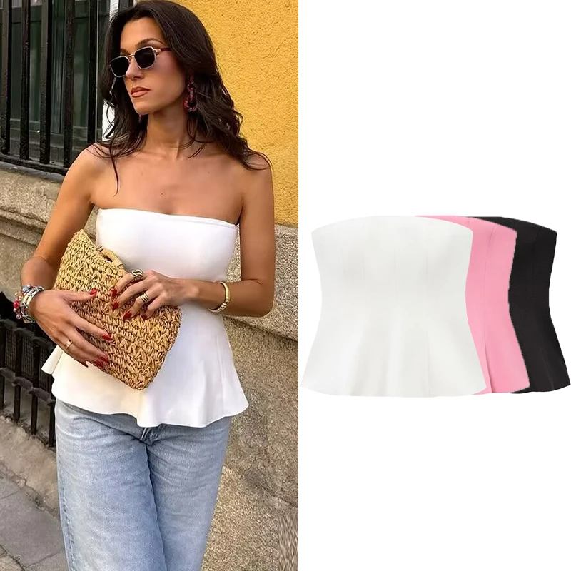 Summer Tops Women's 2025 New Tank Tops Chic Slim Tube Top Youth Joker Holiday Youth Women's Tops Street Fashion Tank
Summer Tops Women's 2025 New Tank Tops Chic Slim Tube Top Youth Joker Holiday Youth Women's Tops Street Fashion Tank