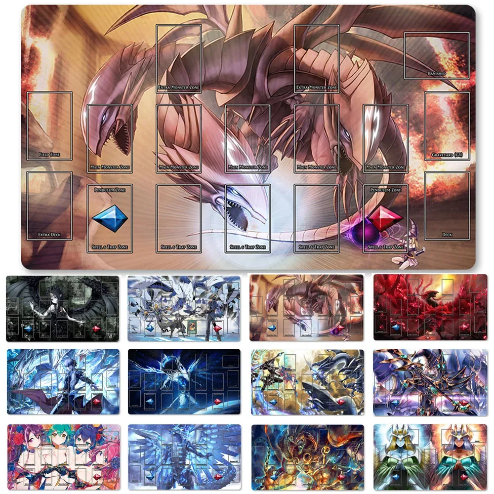 YuGiOh Playmat Blue-eyes Ultimate Dragon Dark Magician Duel Monsters Playmats Compatible for OCG TCG + Free Bag - 1418510
YuGiOh Playmat Blue-eyes Ultimate Dragon Dark Magician Duel Monsters Playmats Compatible for OCG TCG + Free Bag - 1418510