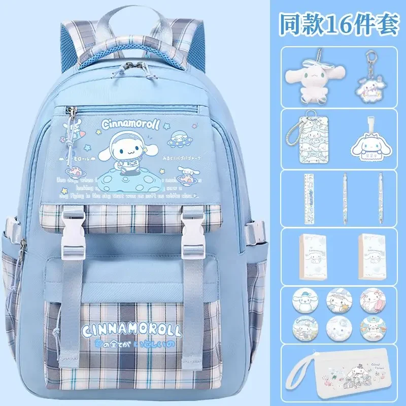 Sanrio Cinnamoroll Babycinnamoroll, милый школьный ранец для защиты позвоночника, рюкзак для девочек начальной школы, водонепроницаемые сумки, рюкзаки
Sanrio Cinnamoroll Babycinnamoroll, милый школьный ранец для защиты позвоночника, рюкзак для девочек начальной школы, водонепроницаемые сумки, рюкзаки