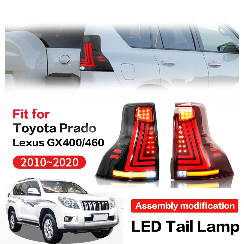 Car Rear Light For Toyota Prodo LEXUS GX460/GX400 2010-2020 LED Taillight Lights Turn Signal Assembly Modification Accessories
Car Rear Light For Toyota Prodo LEXUS GX460/GX400 2010-2020 LED Taillight Lights Turn Signal Assembly Modification Accessories