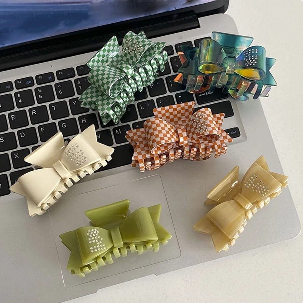 Ins Rhinestone Bowknot Hair Claw Korean Style Shiny Acetate Shark Clip Headwear Geometry Small Hair Clip Daily
Ins Rhinestone Bowknot Hair Claw Korean Style Shiny Acetate Shark Clip Headwear Geometry Small Hair Clip Daily