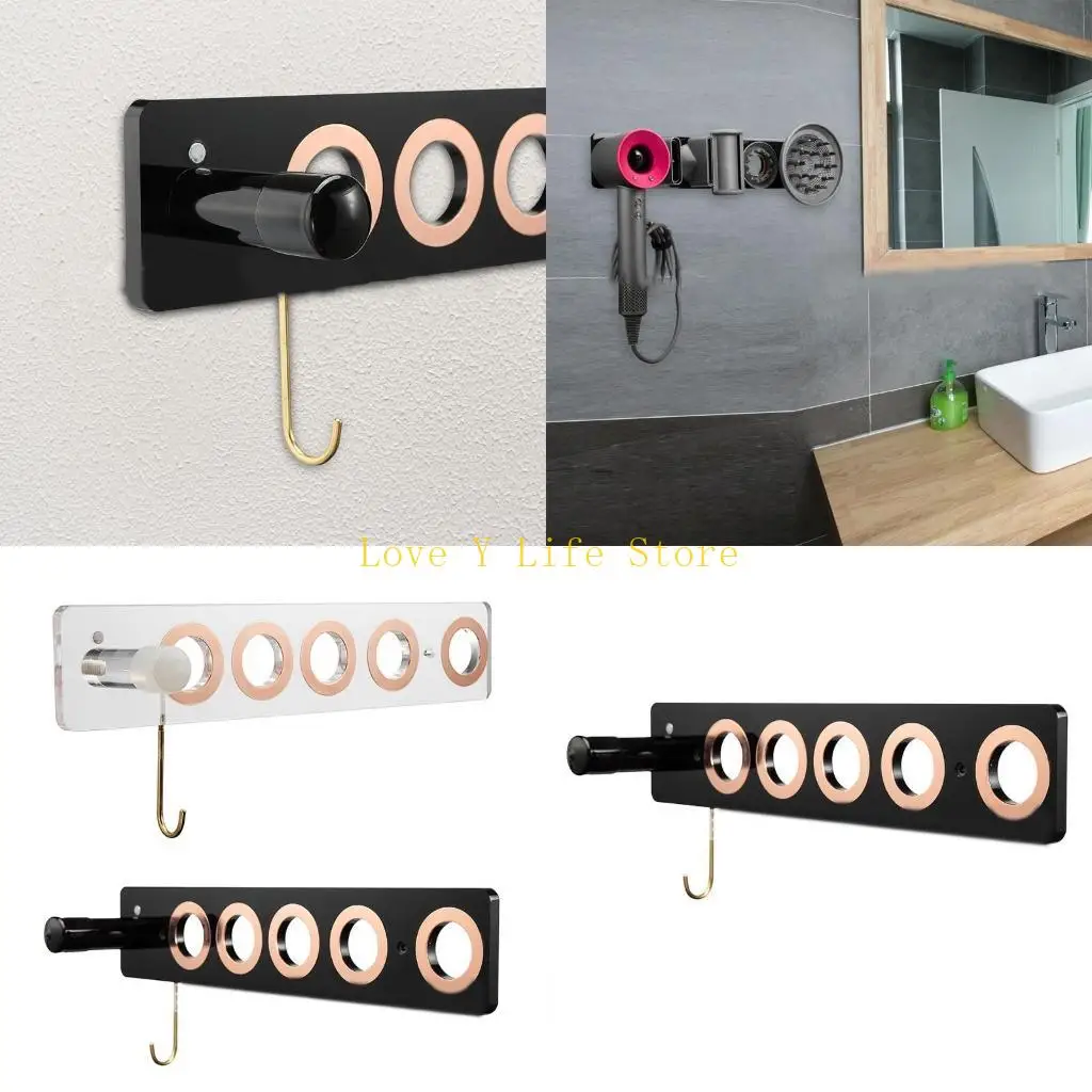 L74C Wall Mounted Hair Dryer Rack Hair Blower Hair Tool Hanging for Restroom Bathroom Strong Adsorption
L74C Wall Mounted Hair Dryer Rack Hair Blower Hair Tool Hanging for Restroom Bathroom Strong Adsorption