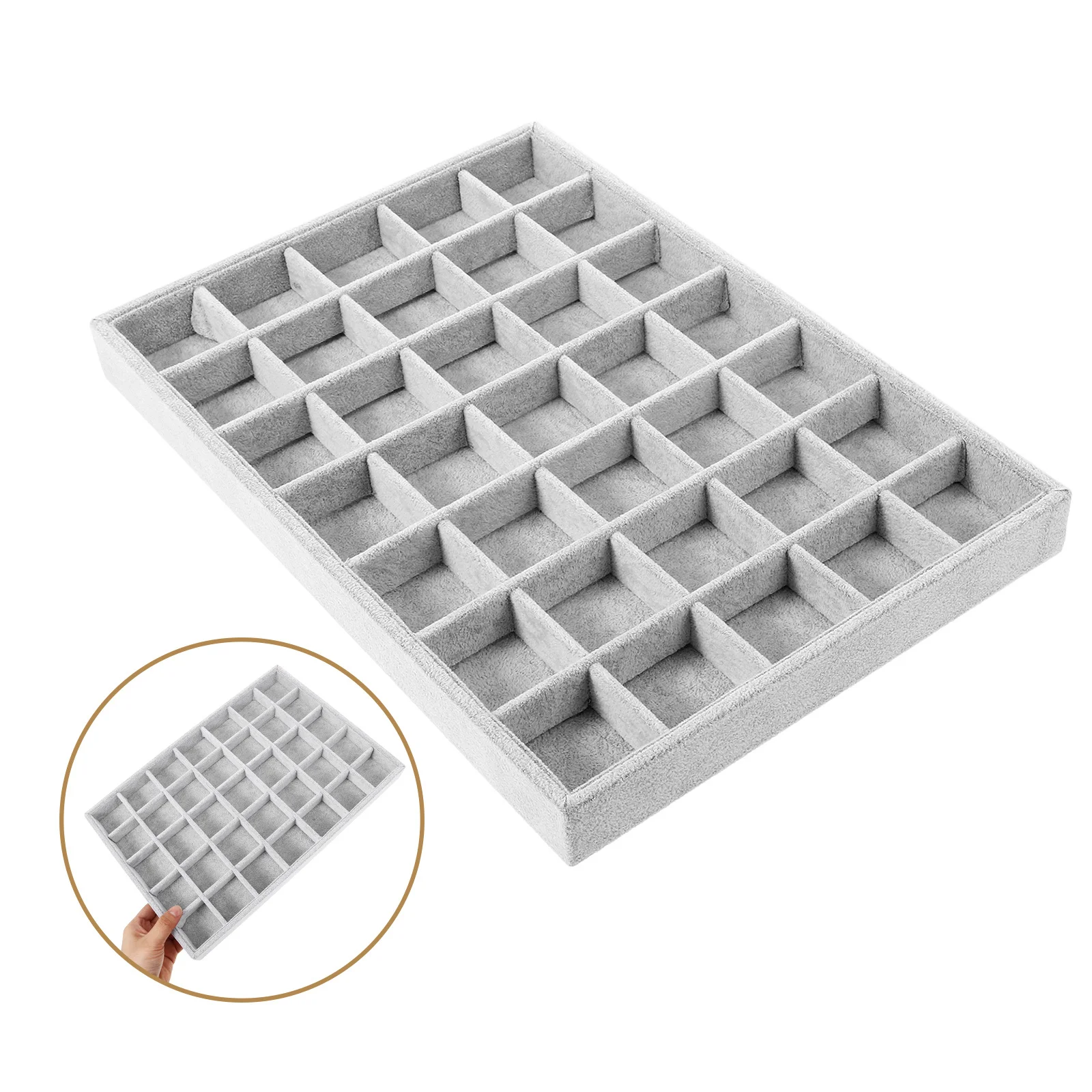 Поднос для ювелирных изделий, нежный органайзер для колец, футляр для ожерелья, держатель для сережек, стильный органайзер для ювелирных изделий для украшения дома 
Поднос для ювелирных изделий, нежный органайзер для колец, футляр для ожерелья, держатель для сережек, стильный органайзер для ювелирных изделий для украшения дома