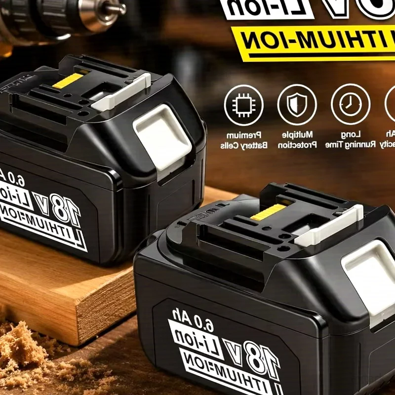 DHL Free Shipping 18V Li-ion Battery Replacement For Makita Power Tools Compatible BL1850 BL1860 Rechargeable Battery Pack
DHL Free Shipping 18V Li-ion Battery Replacement For Makita Power Tools Compatible BL1850 BL1860 Rechargeable Battery Pack