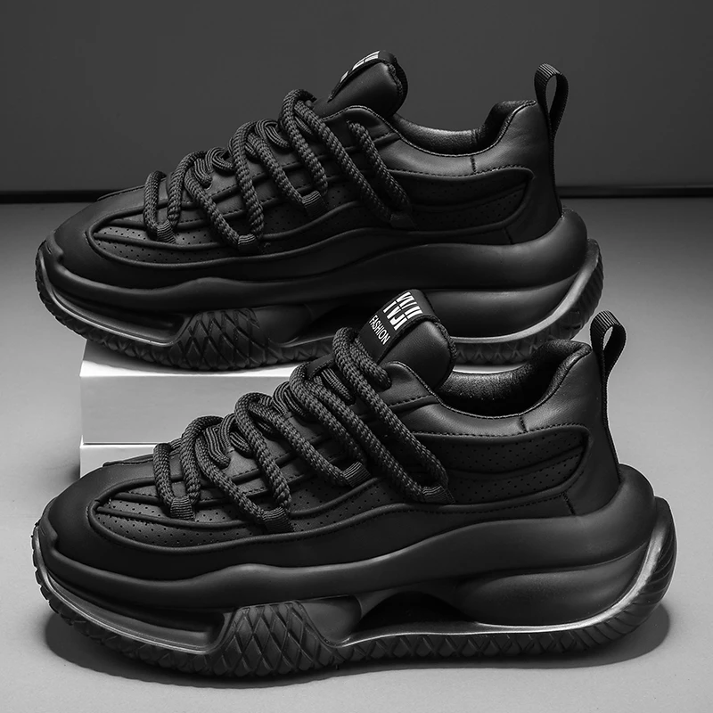 Men's Sport Shoes Black Samurai Casual Running Shoes Thick Bottom Heightening Old Dad Shoes Summer High-End Versatile Trendy ...
Men's Sport Shoes Black Samurai Casual Running Shoes Thick Bottom Heightening Old Dad Shoes Summer High-End Versatile Trendy ...