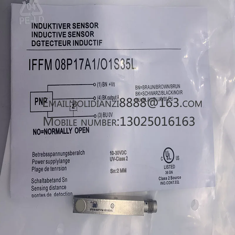 IFFM 08P17A6/KS35L IFFM 08P37A6/KS35L IFFM 08N17A6/PL Brand new original genuine sensor quality assurance
IFFM 08P17A6/KS35L IFFM 08P37A6/KS35L IFFM 08N17A6/PL Brand new original genuine sensor quality assurance