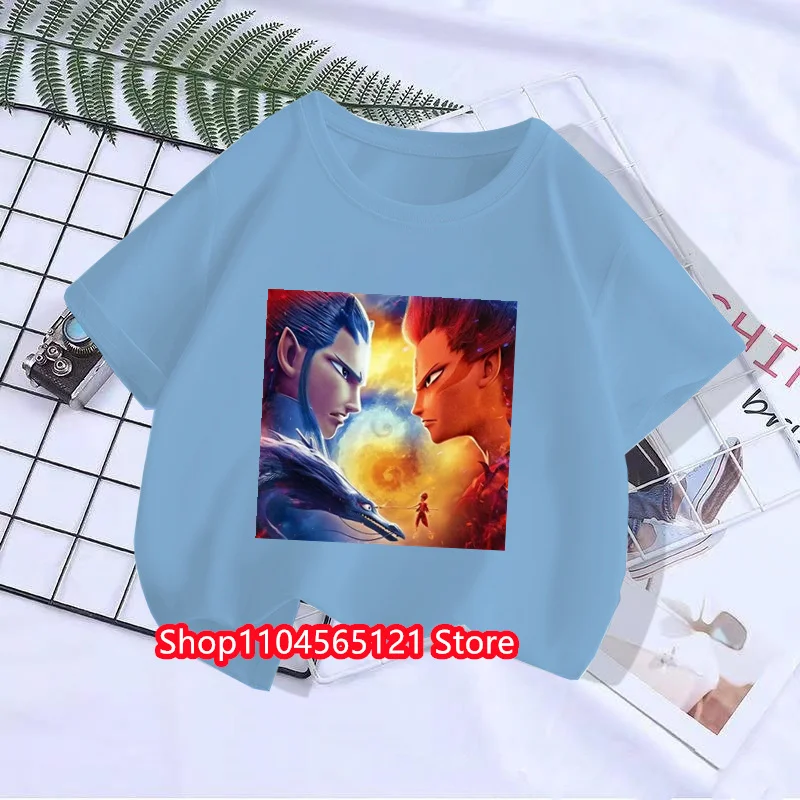 New Movie Nezha 2 T-shirt Cotton High Quality Cute Tee-shirt for Spring/Summer Kids Tshirt Round Neck Футболки Casual Tees Tops
New Movie Nezha 2 T-shirt Cotton High Quality Cute Tee-shirt for Spring/Summer Kids Tshirt Round Neck Футболки Casual Tees Tops