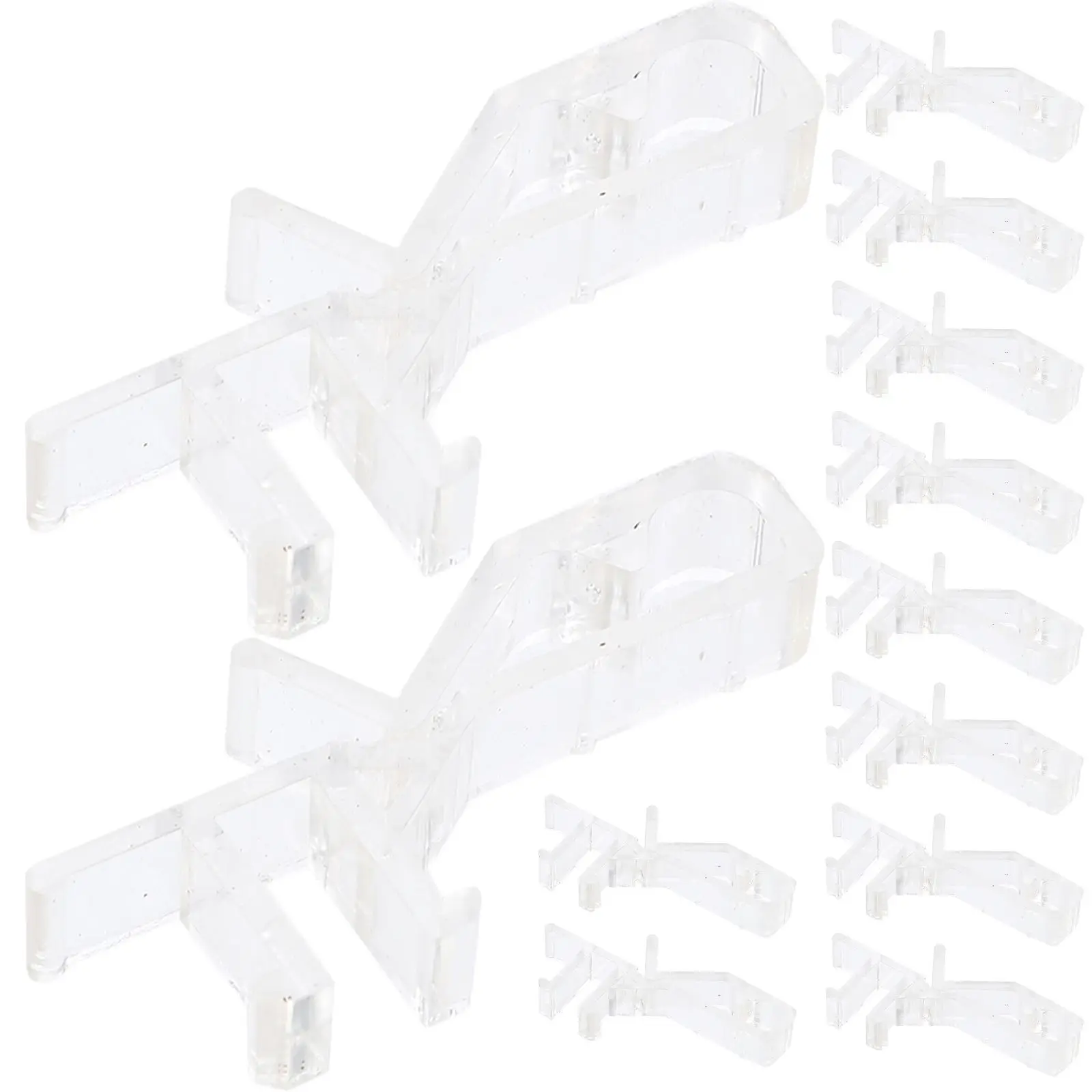 12 Pcs Curtain Clip Window Blind Clips for Curtains Piece Acrylic Valance Retainer
12 Pcs Curtain Clip Window Blind Clips for Curtains Piece Acrylic Valance Retainer