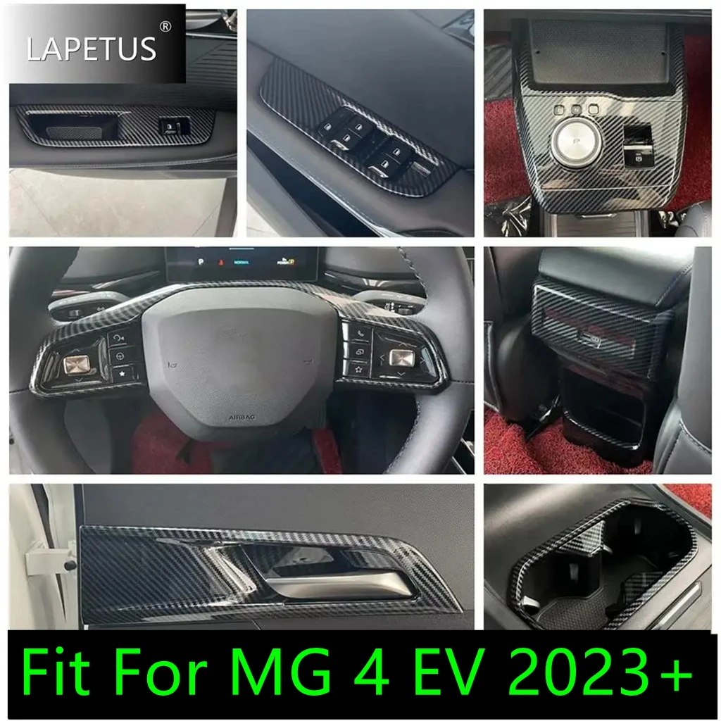 ABS Car Water Cup / Gear Shift / Head Light Switch / Window Lift Decor Cover Trim For MG 4 EV 2023 2024 Carbon Fiber Accessories
ABS Car Water Cup / Gear Shift / Head Light Switch / Window Lift Decor Cover Trim For MG 4 EV 2023 2024 Carbon Fiber Accessories