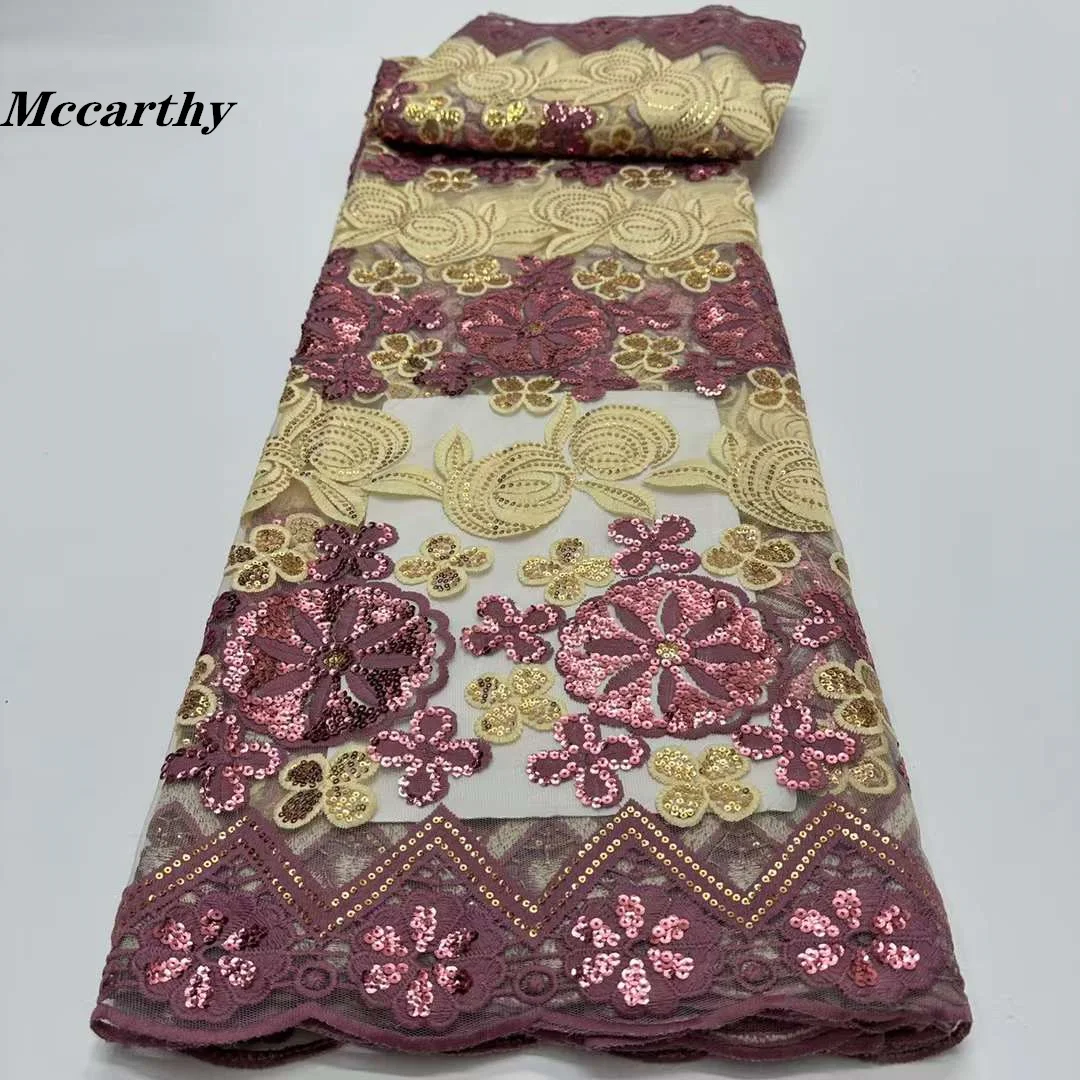 Mccarthy French Luxury Sequins Lace Fabric 2024 High Quality Nigerian African Tulle Lace Fabric With Sequins For Party Dress
Mccarthy French Luxury Sequins Lace Fabric 2024 High Quality Nigerian African Tulle Lace Fabric With Sequins For Party Dress