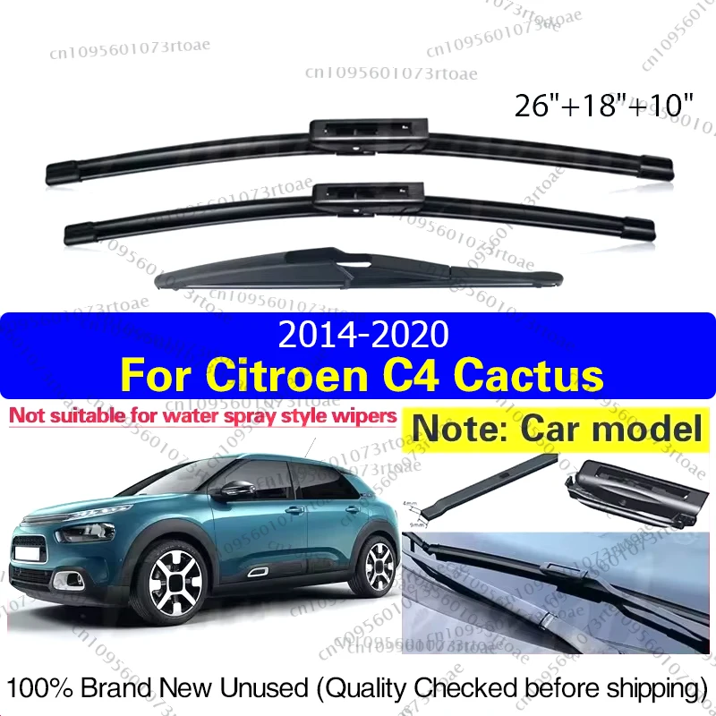 Автомобильный дворник для Citroen C4 Cactus 2014-2020 передние и задние щетки стеклоочистителя лобовое стекло автомобильные аксессуары 26 "+ 18" + 10" 
Автомобильный дворник для Citroen C4 Cactus 2014-2020 передние и задние щетки стеклоочистителя лобовое стекло автомобильные аксессуары 26 "+ 18" + 10"