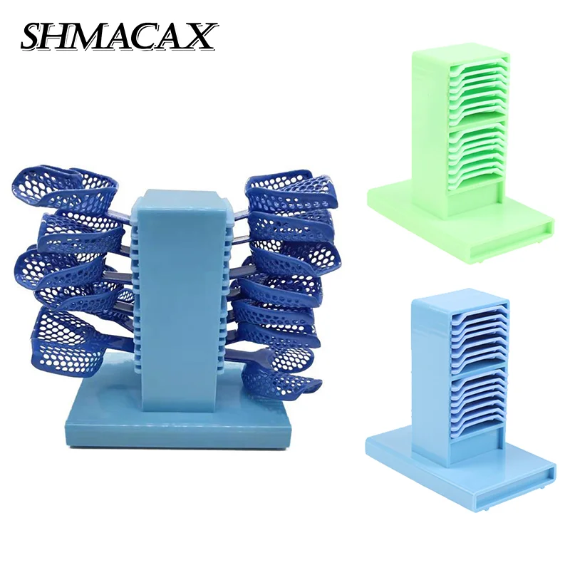 Dental Impression Trays Plastic Teeth Holder Stand Metal Trays Plaster Mold Tray Placement Case Dentistry Dentist Instrument
Dental Impression Trays Plastic Teeth Holder Stand Metal Trays Plaster Mold Tray Placement Case Dentistry Dentist Instrument