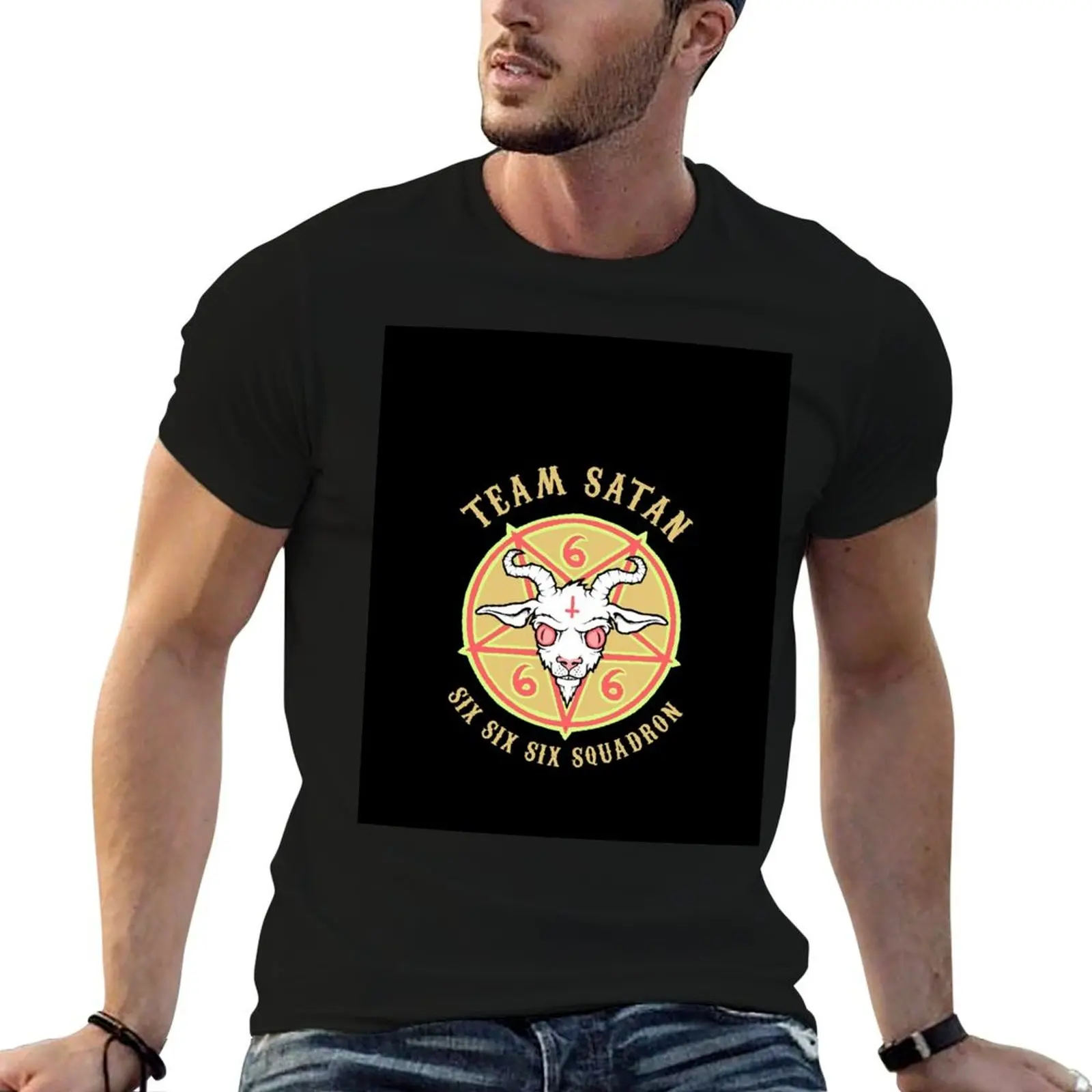 Team Satan 666 Squadron T-Shirt t shirts for man graphic tees anime t shirts oversize t shirts for man pack cotton T-Shirt
Team Satan 666 Squadron T-Shirt t shirts for man graphic tees anime t shirts oversize t shirts for man pack cotton T-Shirt