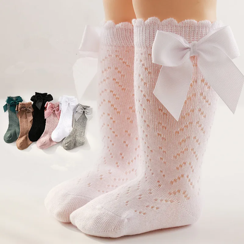 Summer Baby Girls Socks Toddler Bow Long Sock Infant Knee High Cotton Mesh Spanish Style Kids 0-5 Years Breathable Socks
Summer Baby Girls Socks Toddler Bow Long Sock Infant Knee High Cotton Mesh Spanish Style Kids 0-5 Years Breathable Socks