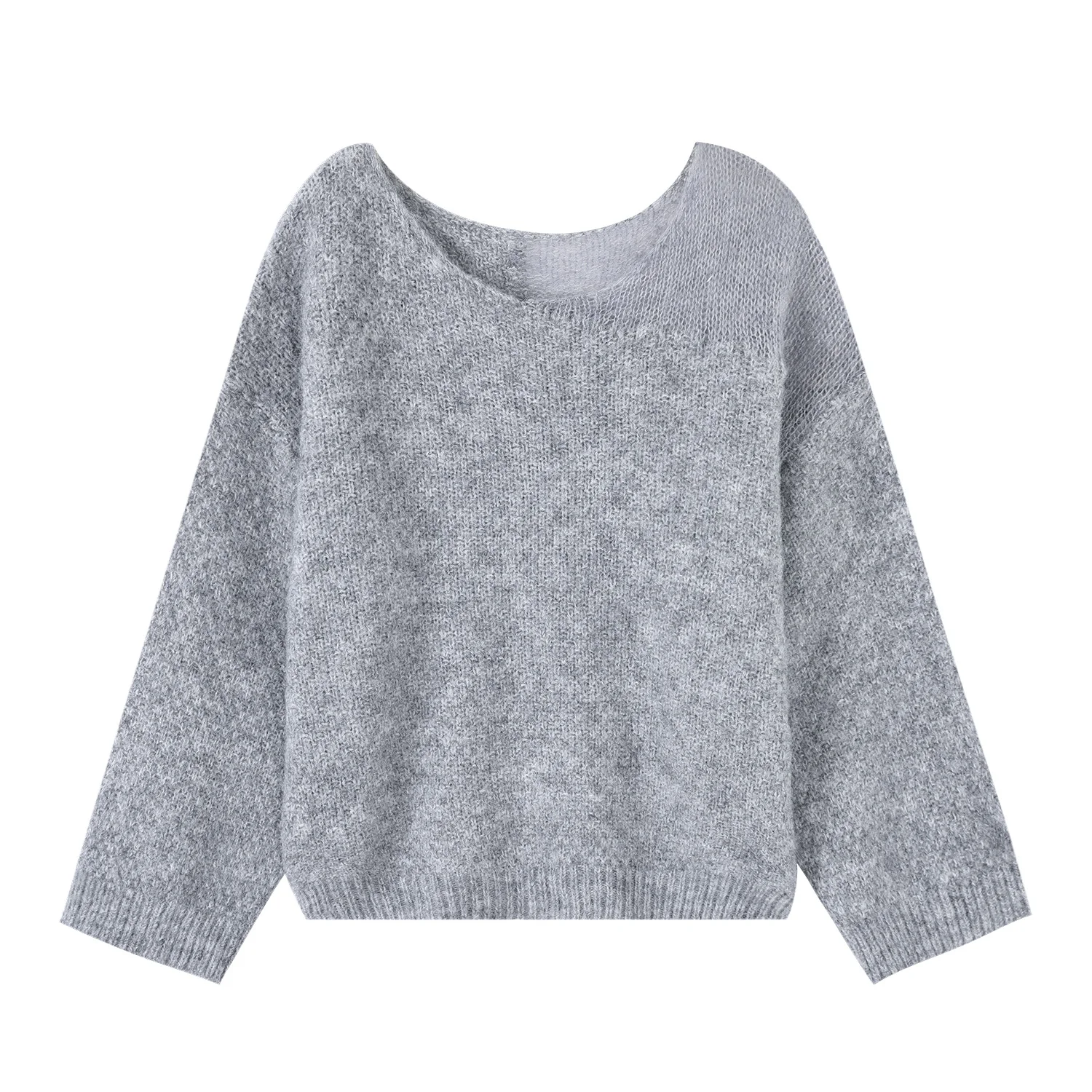 Loose Grey Knitwear Women's Base Layer T-Shirt City Walk Soft Wool Blend Long Sleeve round Neck Casual Fashion Top
Loose Grey Knitwear Women's Base Layer T-Shirt City Walk Soft Wool Blend Long Sleeve round Neck Casual Fashion Top