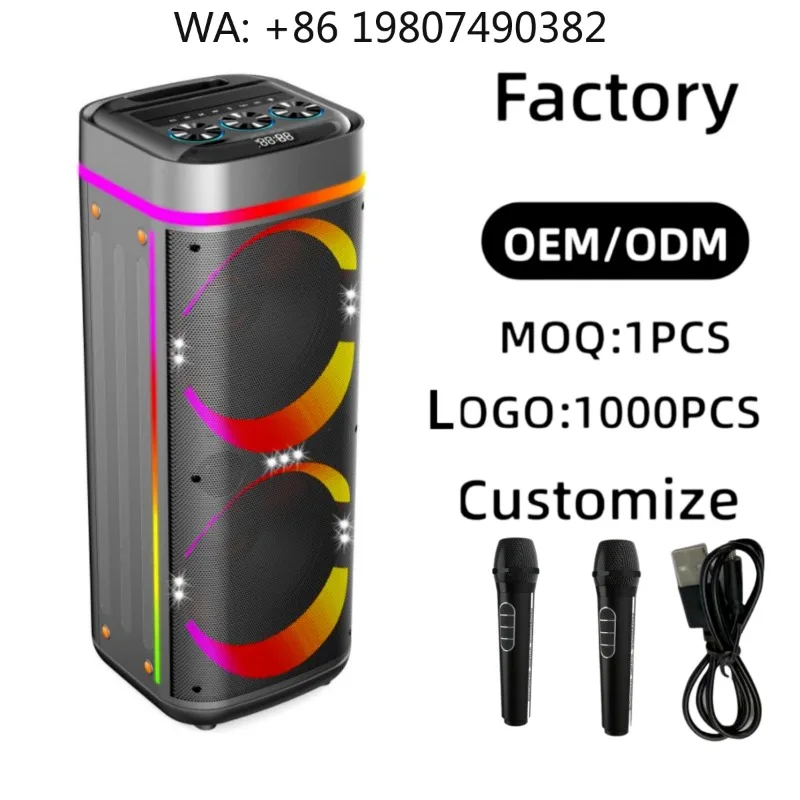 Dual Unit Wireless Stereo Speaker C-shaped RGB Gradient Light Custom Portable Audio For Party Family Gathering Use
Dual Unit Wireless Stereo Speaker C-shaped RGB Gradient Light Custom Portable Audio For Party Family Gathering Use