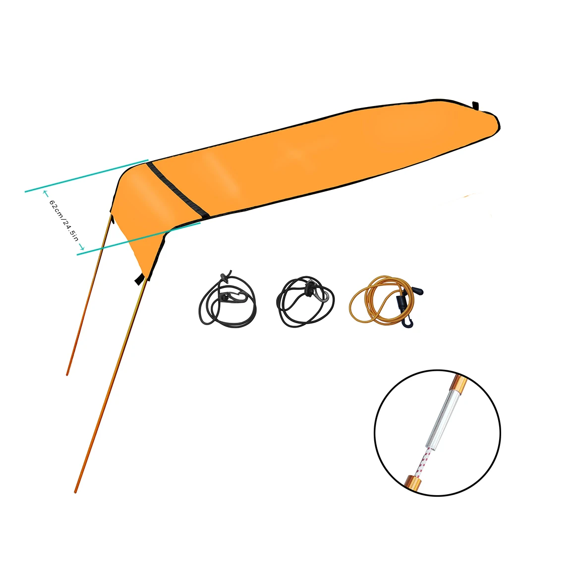 Aluminum Alloy Kayak Bimini Top Canoe Awning for Camping & Hiking Kayak Sunshade Umbrella for Outdoor Adventures
Aluminum Alloy Kayak Bimini Top Canoe Awning for Camping & Hiking Kayak Sunshade Umbrella for Outdoor Adventures