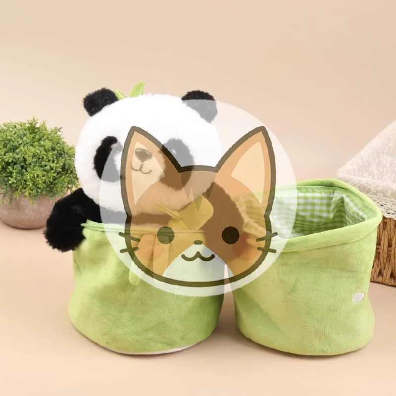 1 Set Cute Stuffed Animal Bear Doll Reversible Design Kawaii Bamboo Tube Panda Kit Plush Toy Children's Valentine's Day Gifts
1 Set Cute Stuffed Animal Bear Doll Reversible Design Kawaii Bamboo Tube Panda Kit Plush Toy Children's Valentine's Day Gifts