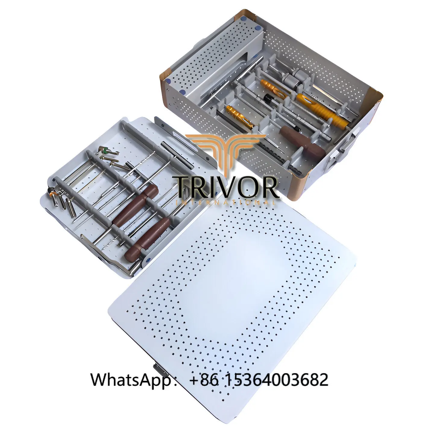 CE ISO Verified Orthopedics 27Pcs DHS DCS Instrument Set With 4.5mm,6.5mm Screw Rack & Aluminium Box
CE ISO Verified Orthopedics 27Pcs DHS DCS Instrument Set With 4.5mm,6.5mm Screw Rack & Aluminium Box