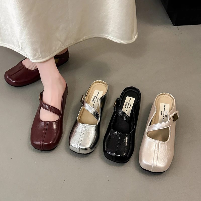 Women's Split Toe Buckle Strap Mule Sandals 2026 Summer Flat Slip On Design Casual Outdoor Comfortable Daily Wear Slippers
Women's Split Toe Buckle Strap Mule Sandals 2026 Summer Flat Slip On Design Casual Outdoor Comfortable Daily Wear Slippers