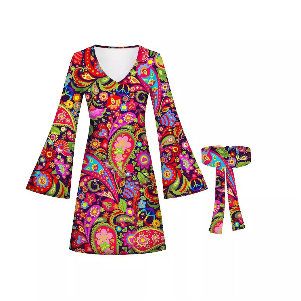 Hippies Sve Vneck Halloween Print Age Half Skirt Women's Fashion Autumn Winter Seasonal Midlife Group PVC Material Embroidery...
Hippies Sve Vneck Halloween Print Age Half Skirt Women's Fashion Autumn Winter Seasonal Midlife Group PVC Material Embroidery...