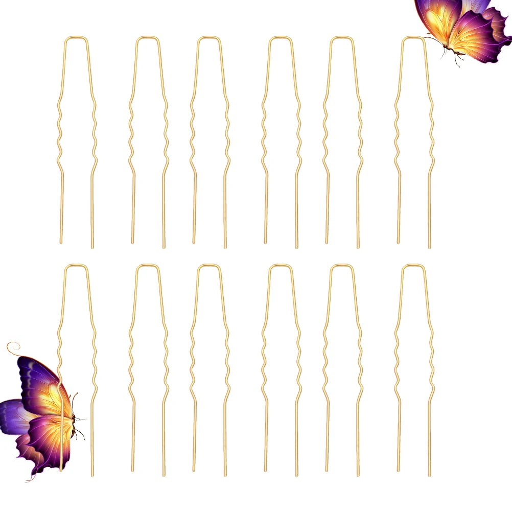 100Pcs Hair Stick Accessories Golden Small Wavy Style Hair Chopstick Part for Ladies Fashionable Metal Hairpin Craft
100Pcs Hair Stick Accessories Golden Small Wavy Style Hair Chopstick Part for Ladies Fashionable Metal Hairpin Craft