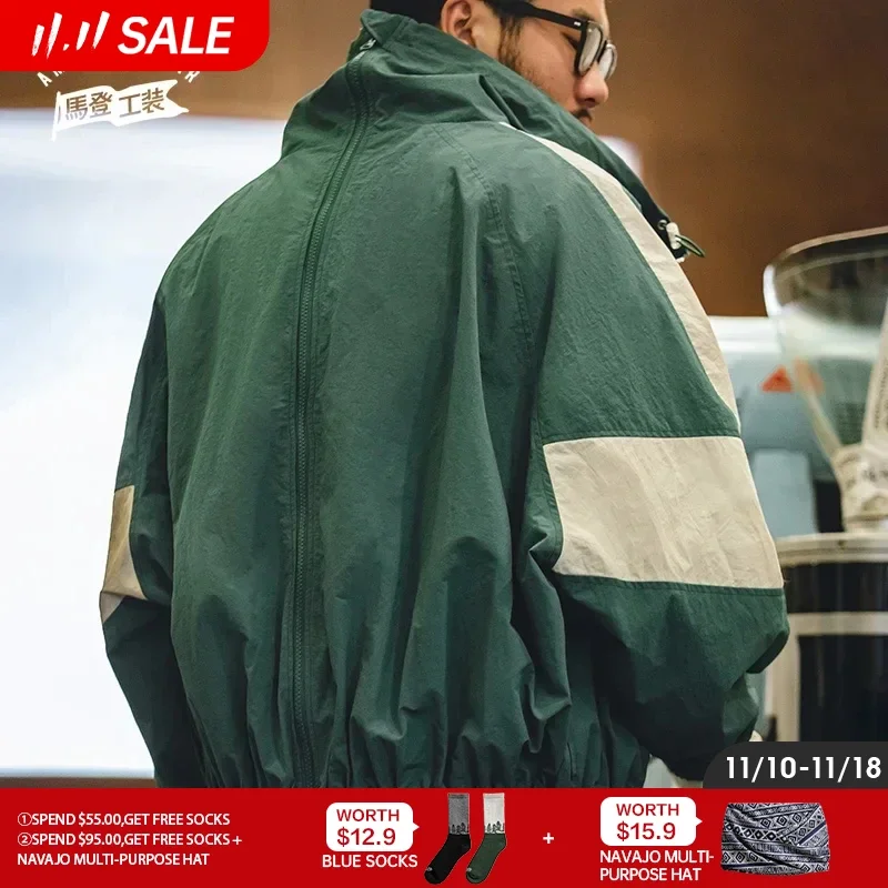 Maden Detachable Double Zipper Jackets For Men's Bomber Vintage Workwear Quick-drying Jacket Male Ardena Green
Maden Detachable Double Zipper Jackets For Men's Bomber Vintage Workwear Quick-drying Jacket Male Ardena Green