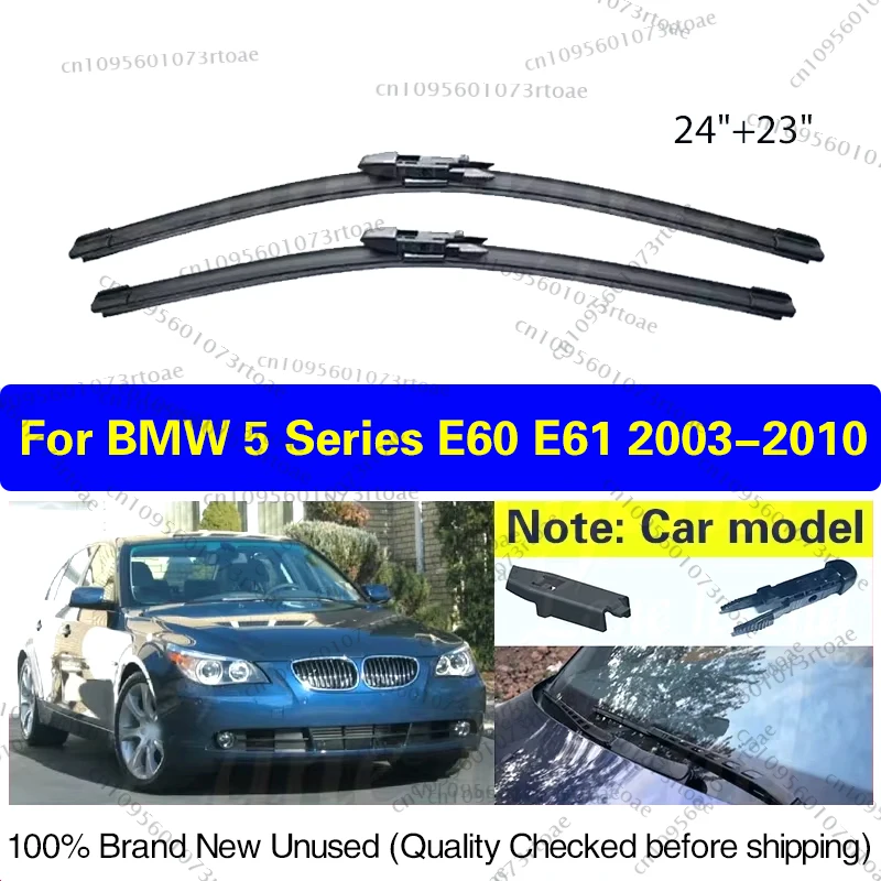 For BMW 5 Series 520i 523i 525i 528i 530i E60 E61 2003 - 2010 Wiper Front Wiper Blades Windshield Windscreen Window 2009 24"+23"
For BMW 5 Series 520i 523i 525i 528i 530i E60 E61 2003 - 2010 Wiper Front Wiper Blades Windshield Windscreen Window 2009 24"+23"