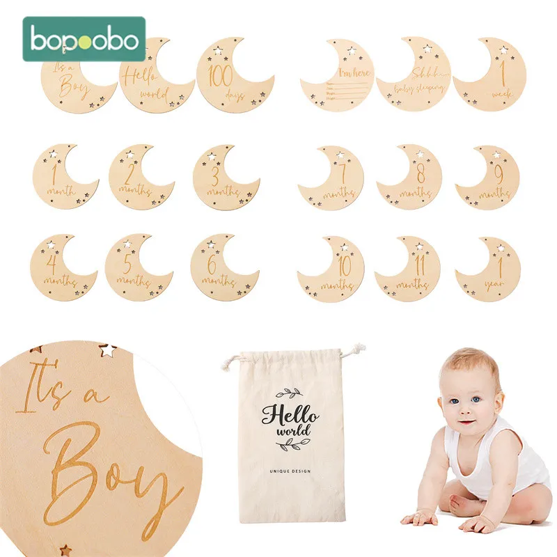 1Set Newborn Milestones Cards Wooden Moon Shapes Milestones Memorial Monthly Birth Cute Baby Photos Birthday Photographic Props
1Set Newborn Milestones Cards Wooden Moon Shapes Milestones Memorial Monthly Birth Cute Baby Photos Birthday Photographic Props