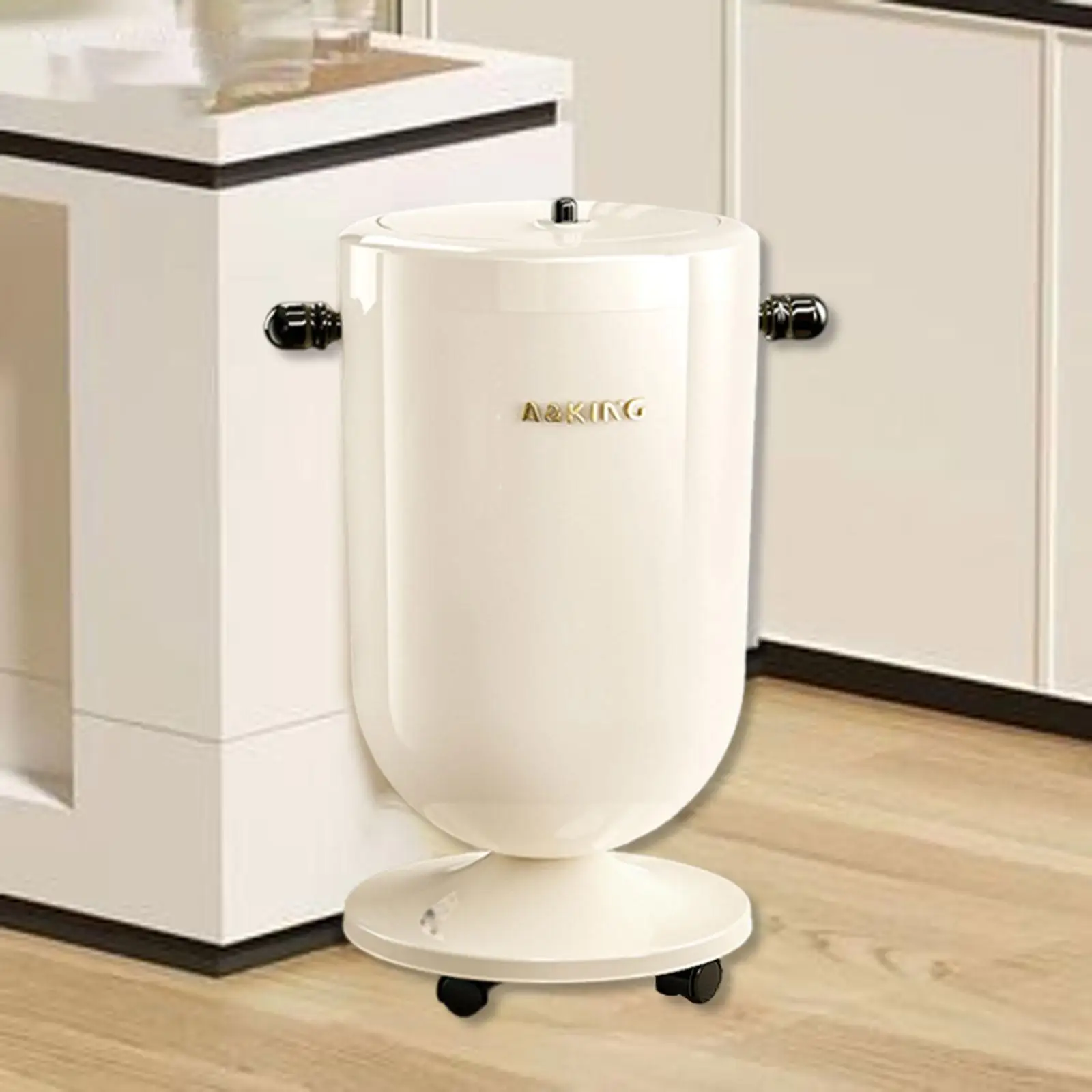 Trash Bin with Wheels Practical Waterproof Rubbish Basket 20L, Trash Can Waste Bin Garbage Can for Home Kitchen Bedroom, Office
Trash Bin with Wheels Practical Waterproof Rubbish Basket 20L, Trash Can Waste Bin Garbage Can for Home Kitchen Bedroom, Office