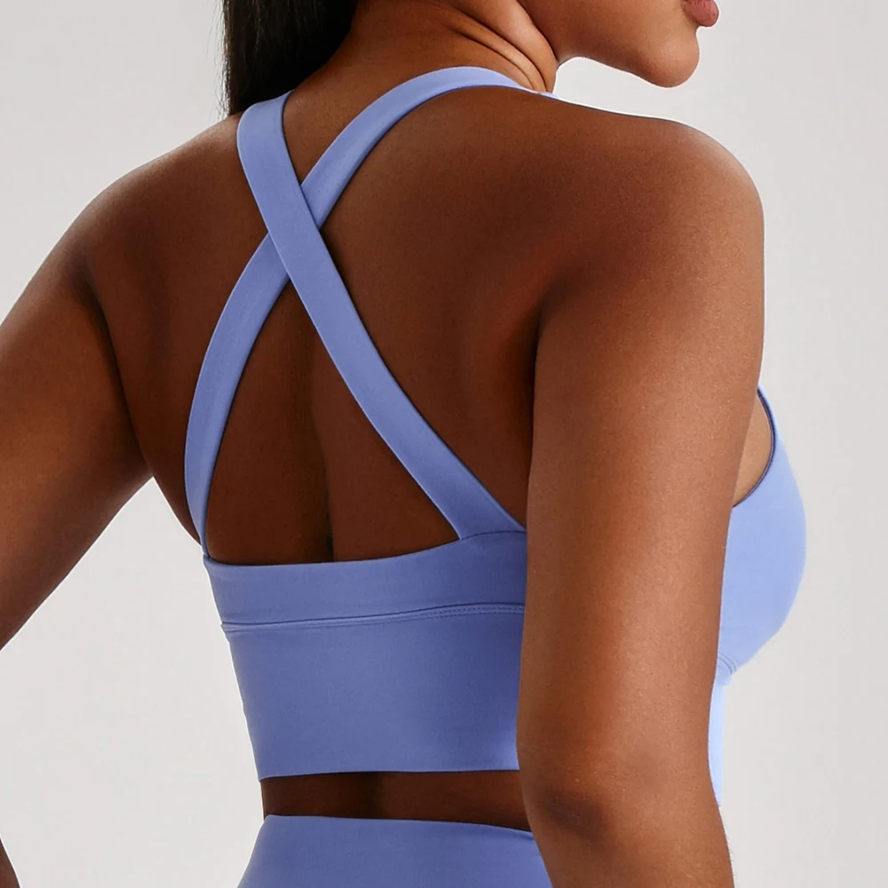 Naked Feeling Cross Back Push Up Sports Bra for Women Shockproof Running Fitness Crop Top Square Neck Seamless Padded Tank Tops
Naked Feeling Cross Back Push Up Sports Bra for Women Shockproof Running Fitness Crop Top Square Neck Seamless Padded Tank Tops