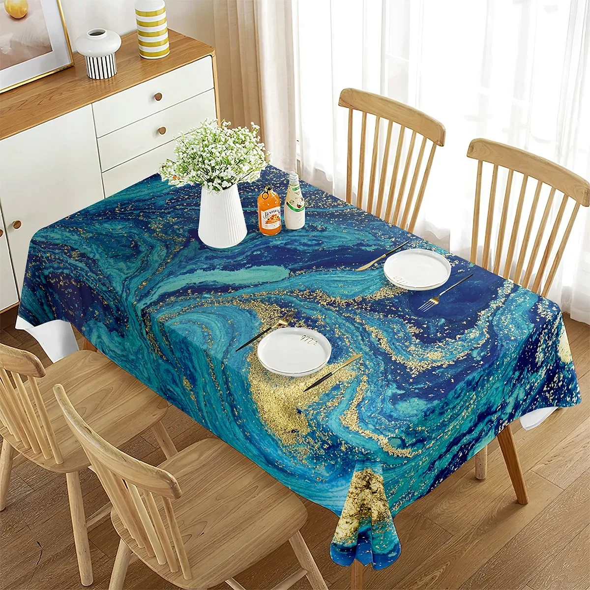 Abstract Art Tablecloth Waterproof Polyester Table Cover For Dining Room Living Room Home Decor Modern Desk Cloth
Abstract Art Tablecloth Waterproof Polyester Table Cover For Dining Room Living Room Home Decor Modern Desk Cloth
