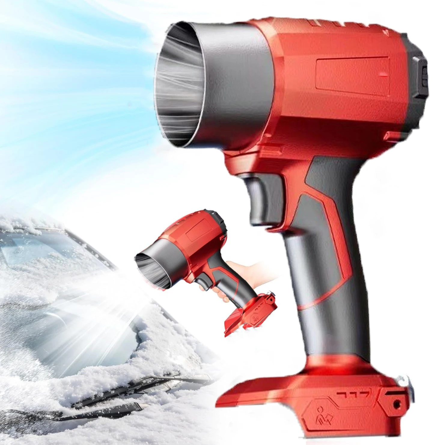 21V Industrial Cordless Air Blower Brushless Violent Jet Fan Body Only Portable Handheld Blower for Car Wash Snow Leaf Dust Remo
21V Industrial Cordless Air Blower Brushless Violent Jet Fan Body Only Portable Handheld Blower for Car Wash Snow Leaf Dust Remo