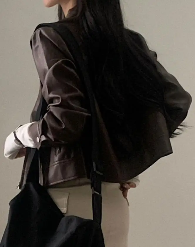 Women's Fashion Jacket 2025 Autumn/winter New Women's Fashion Leisure Vacation Zipper Long Sleeve Leather Jacket Women's Wear
Women's Fashion Jacket 2025 Autumn/winter New Women's Fashion Leisure Vacation Zipper Long Sleeve Leather Jacket Women's Wear