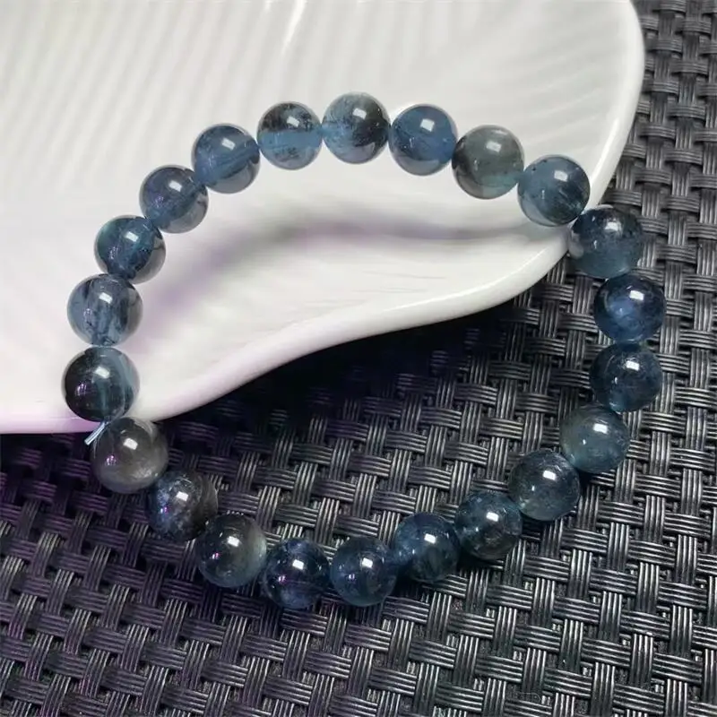 8MM Natural Black Aquamarine Bracelet Women Beautiful Colorful Crystal Energy Healing Fashion Gemstone Jewelry 1PCS
8MM Natural Black Aquamarine Bracelet Women Beautiful Colorful Crystal Energy Healing Fashion Gemstone Jewelry 1PCS