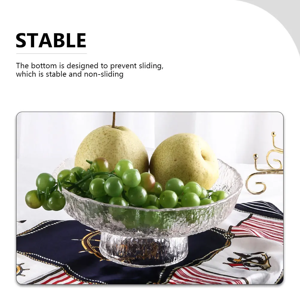 1Pcs Glass Fruit Storage Tray Large Capacity Waterproof Non-Slip Design Multipurpose Snack Serving Plate Party Supply 
1Pcs Glass Fruit Storage Tray Large Capacity Waterproof Non-Slip Design Multipurpose Snack Serving Plate Party Supply