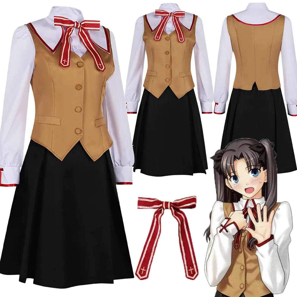 Game Stay Night of Fate Cosplay Sakura Matou Party Roleplay Costume Female Adult Suits Outfit Halloween Carnival Party
Game Stay Night of Fate Cosplay Sakura Matou Party Roleplay Costume Female Adult Suits Outfit Halloween Carnival Party