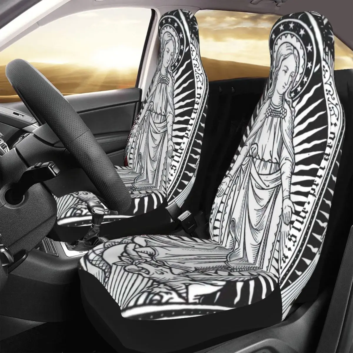 Virgin Mary Car Seat Cover Custom Printing Universal Front Protector Accessories Cushion Set
Virgin Mary Car Seat Cover Custom Printing Universal Front Protector Accessories Cushion Set