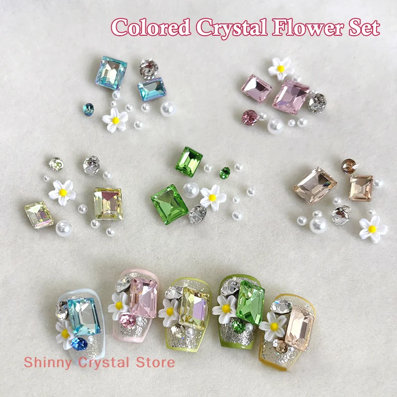 1 Bag Mix Flowers Colorful Sugar Crystal Rectangle Round Diamonds Pearls Nail Art Rhinestones Decorations Manicure Charms
1 Bag Mix Flowers Colorful Sugar Crystal Rectangle Round Diamonds Pearls Nail Art Rhinestones Decorations Manicure Charms