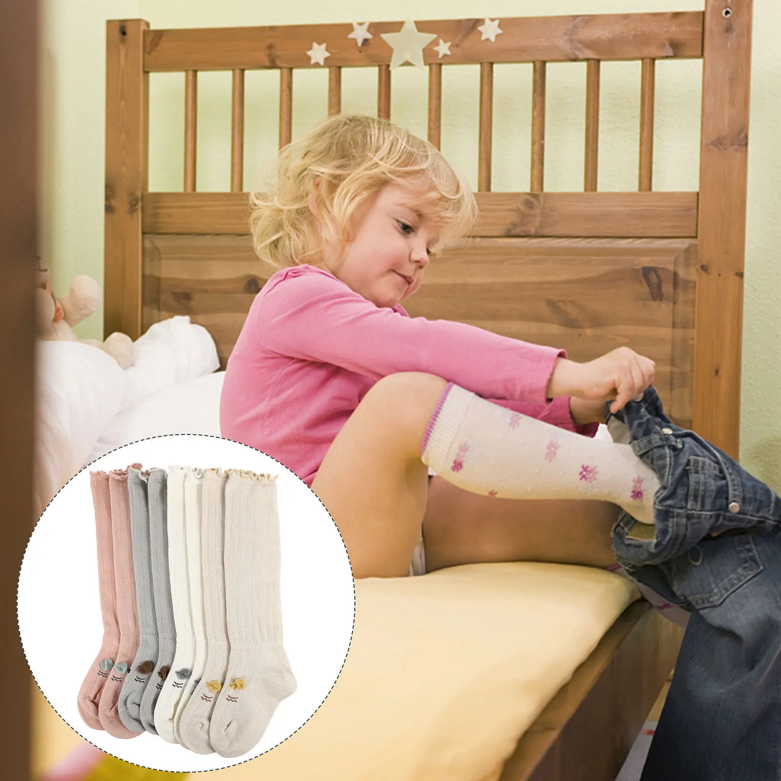 4Pairs Children's Thickened Warm Socks Cotton Comfortable Breathable Kids Socks Cute Cartoon for Autumn Winter
4Pairs Children's Thickened Warm Socks Cotton Comfortable Breathable Kids Socks Cute Cartoon for Autumn Winter